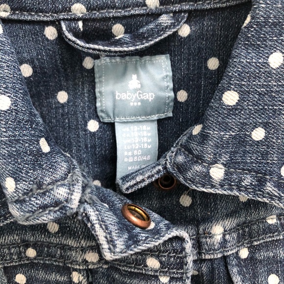 Gap baby girl jean jacket - Picture 3 of 6